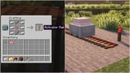Activator rails can be used to activate a minecart with various items (Image via Sportskeeda Gaming || Mojang Studios)